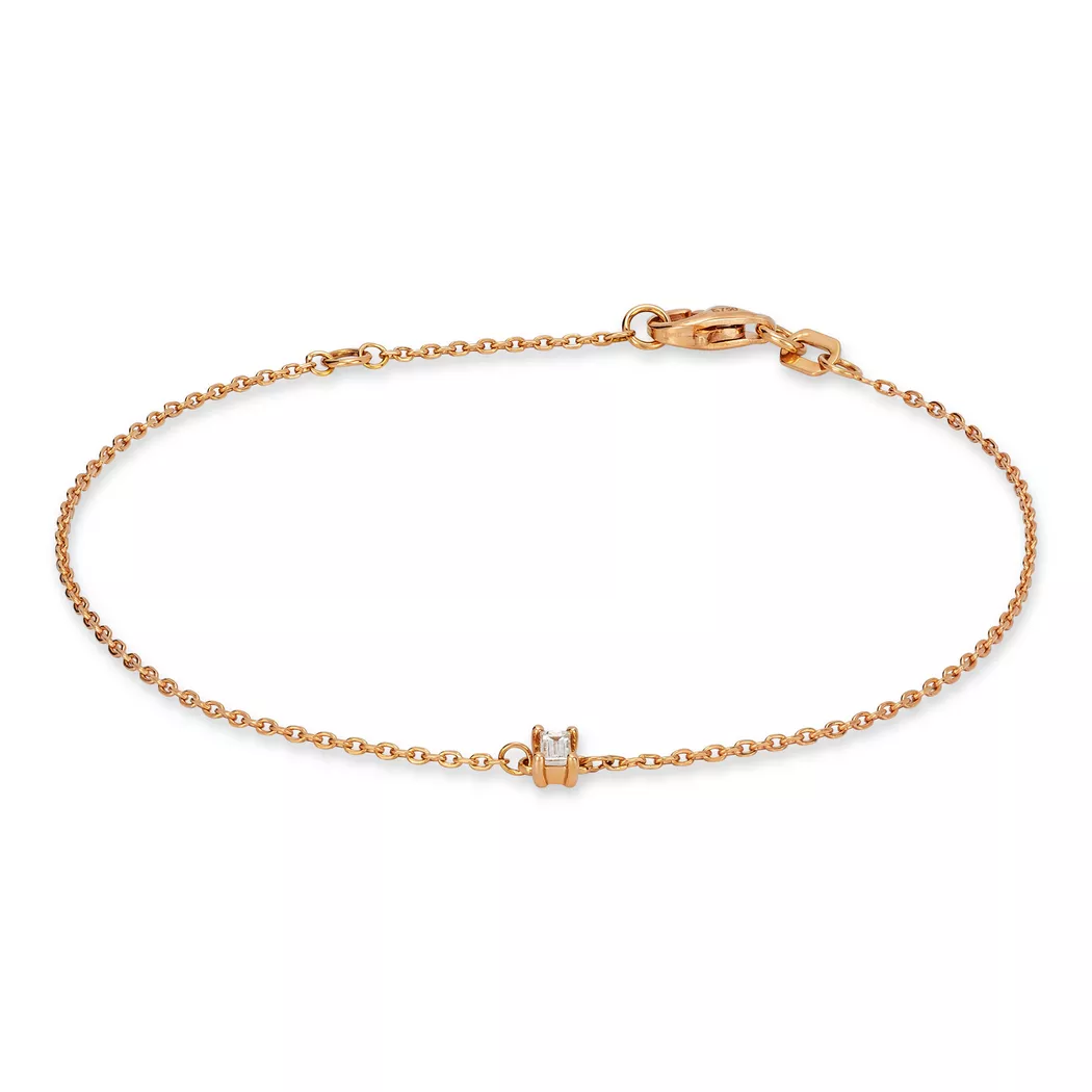 ZEN DIAMOND - Armband, 18cm, Roségold