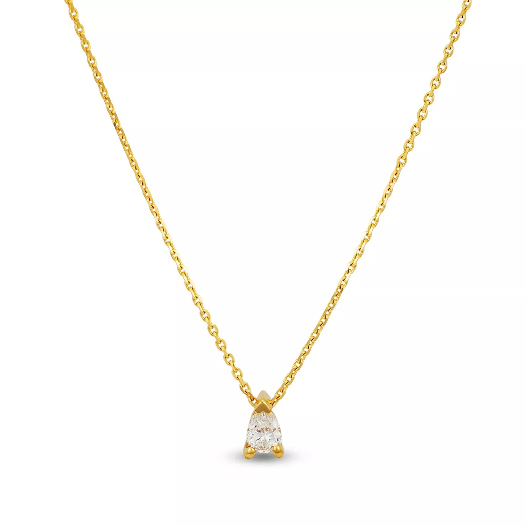 ZEN DIAMOND - Halskette, 45cm, Gelbgold 5