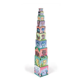 Janod  Piramide quadrata - Gli animali tutti carini 