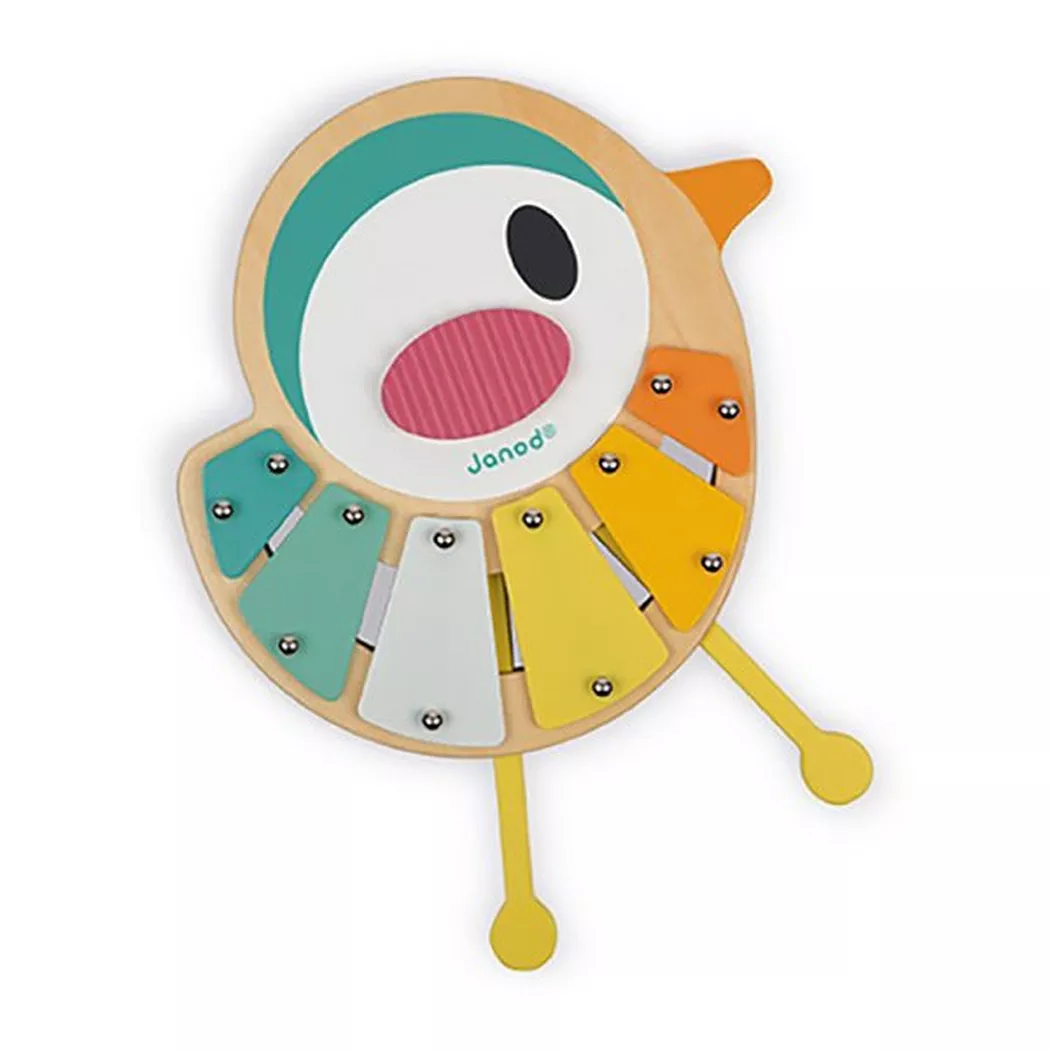 Janod - Xylo Oiseau Pure, Multicolor