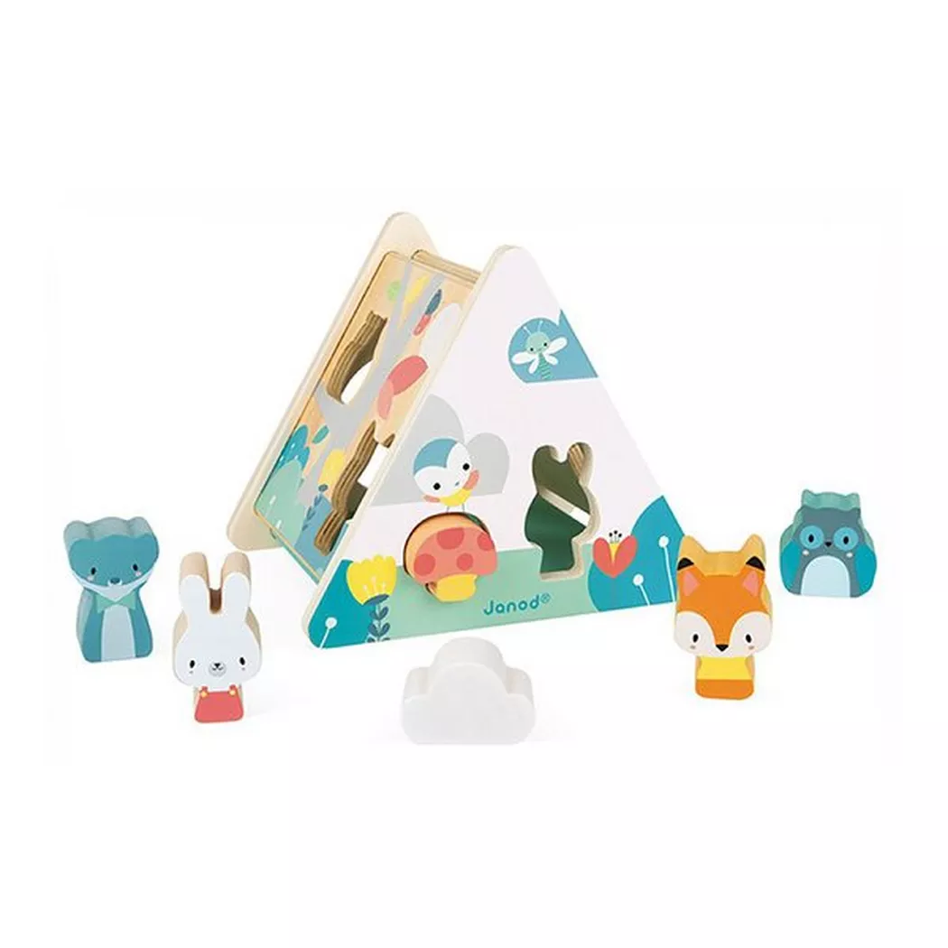 Janod - Sortier- und Steckspiel, Multicolor