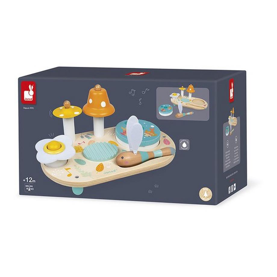 Janod  Pure Tavolo musicale con 5 funzioni 