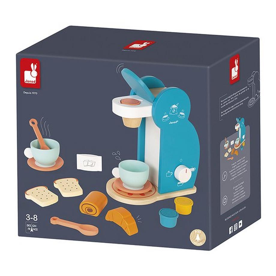 Janod  Machine à cafe Dinette avec accessoires 