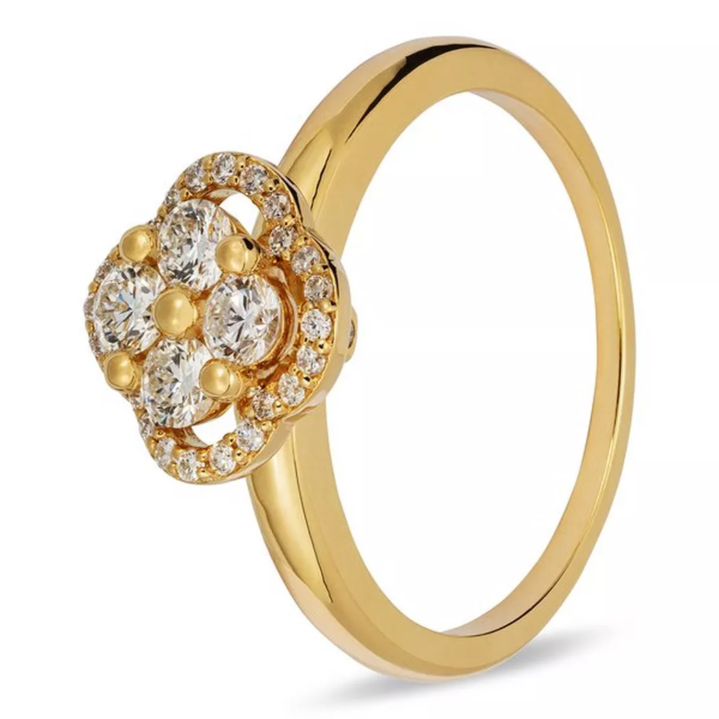 ZEN DIAMOND - Ring, 52, Gelbgold 3