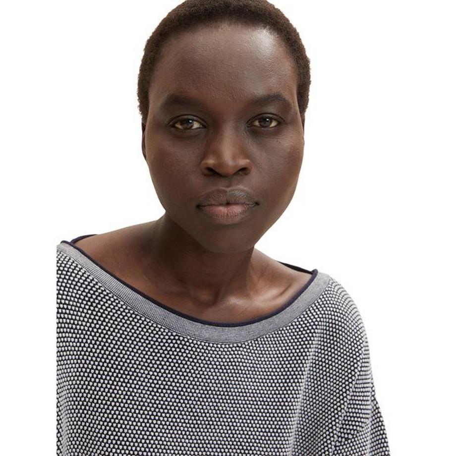 TOM TAILOR 1033125 Knit pullover with structur Pull 