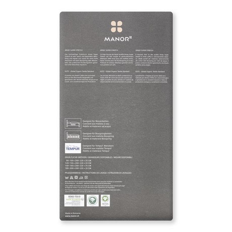 Manor Lenzuolo Jersey Super Stretch  