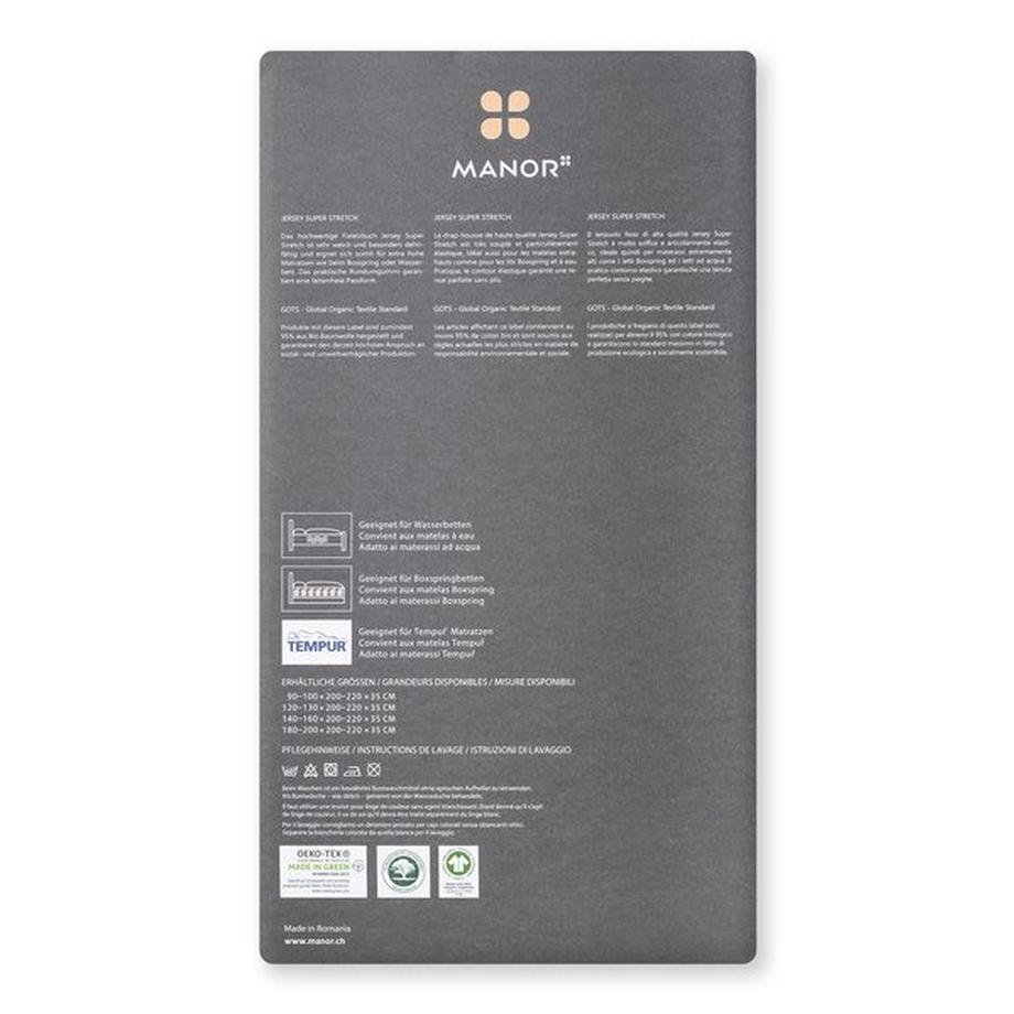 Manor Jersey Super Stretch Lenzuolo  