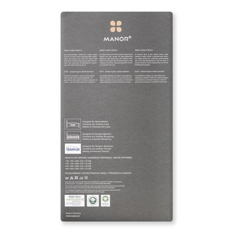 Manor Drap-housse Jersey Super Stretch  