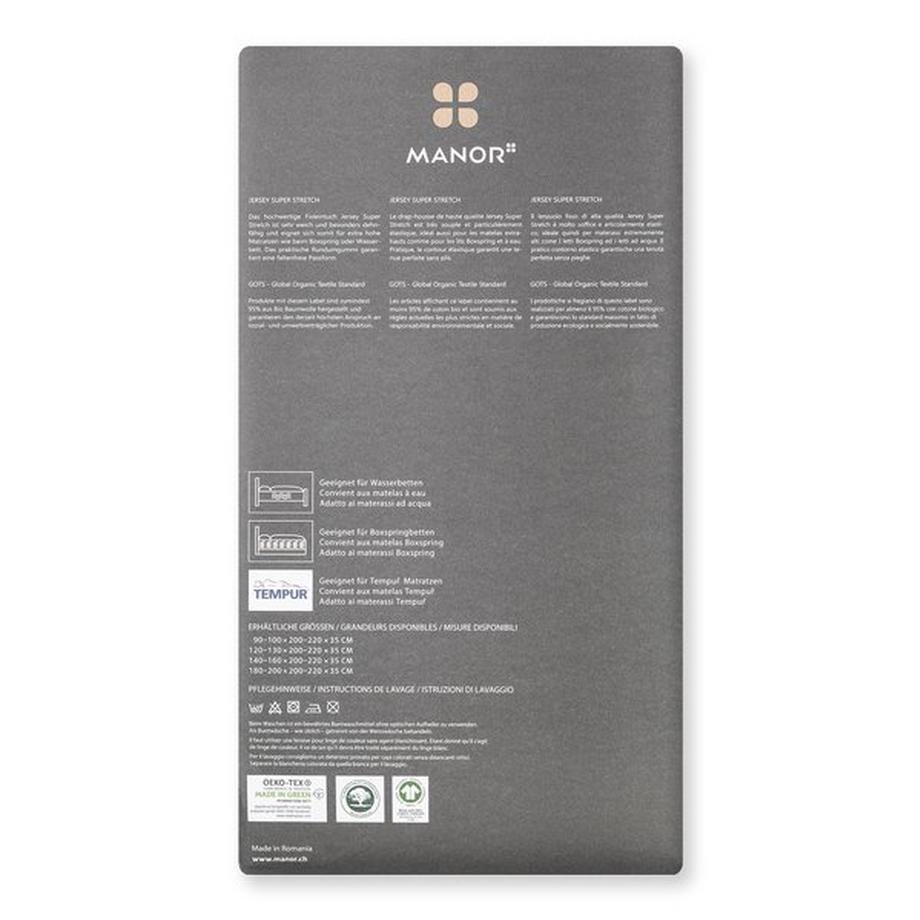 Manor Jersey Super Stretch Fixleintuch  
