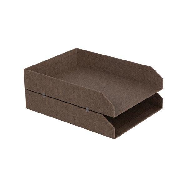 Image of Stapelbare Briefablagen, 2er-Satz Stapelbare Briefablagen, 2er-Satz