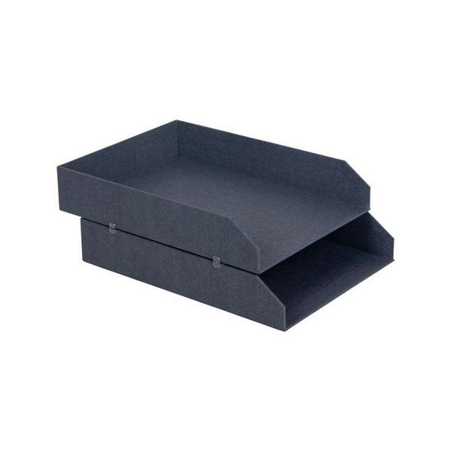 Bigso Box of Sweden Cassettina per corrispondenza impilabile, 2 pezzi Håkan 