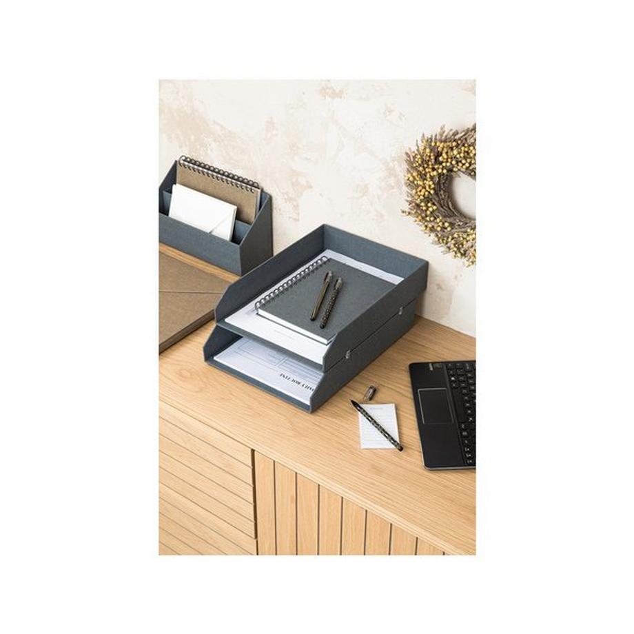 Bigso Box of Sweden Cassettina per corrispondenza impilabile, 2 pezzi Håkan 