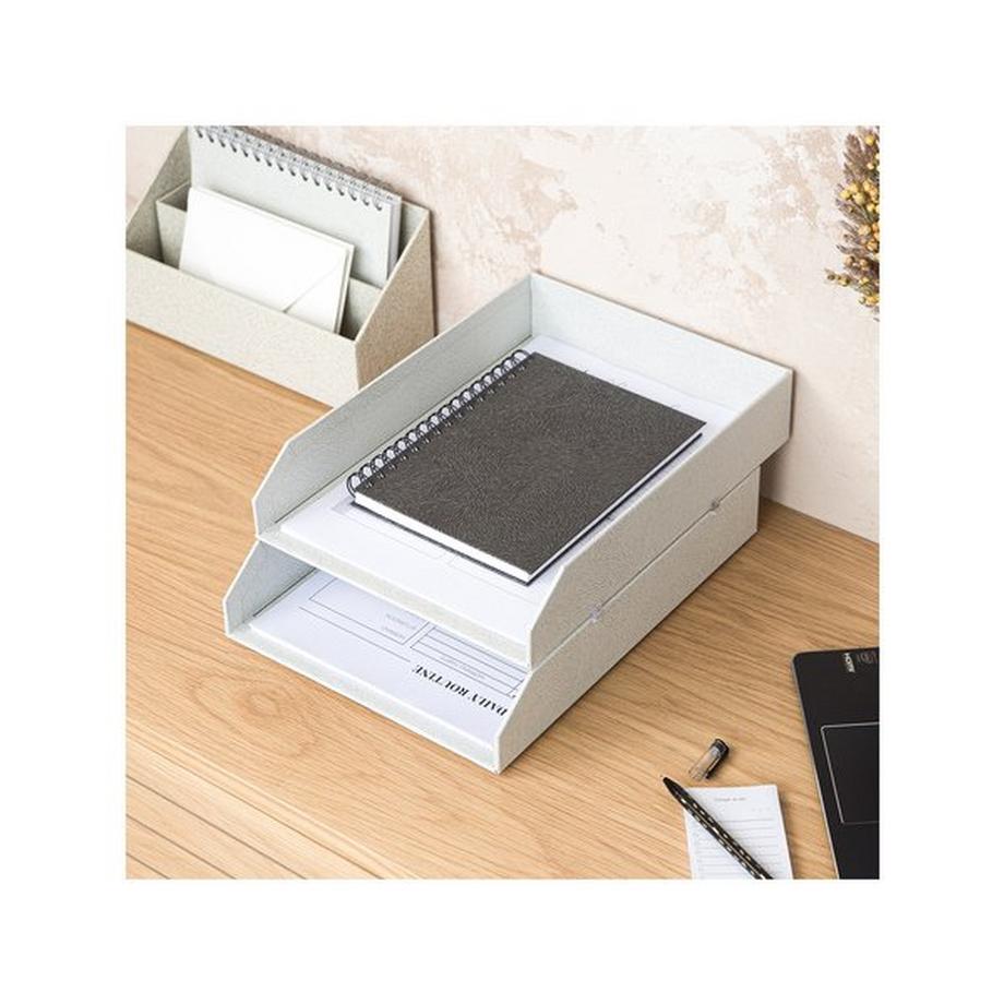 Bigso Box of Sweden Cassettina per corrispondenza impilabile, 2 pezzi Håkan 