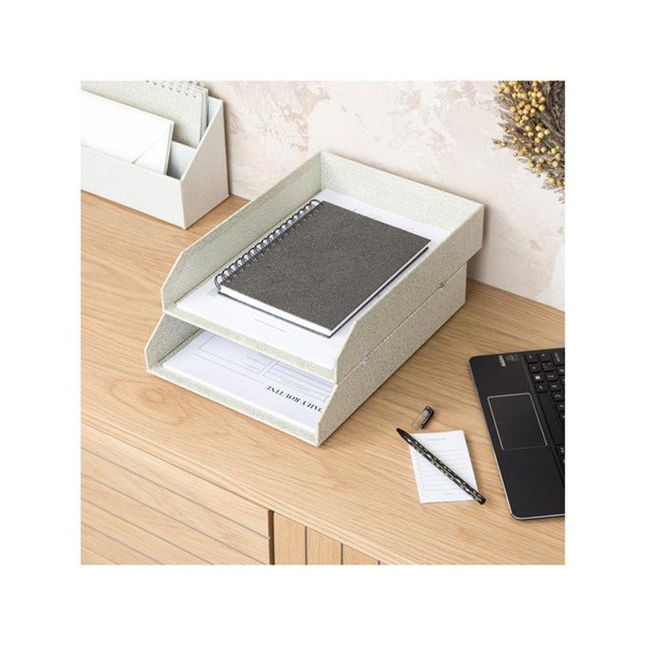 Bigso Box of Sweden Stapelbare Briefablagen, 2er-Satz Håkan 