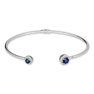 ZEN DIAMOND BRACELET WG18K ROHDPOLIERT 40 BRILLANT 0.13Ct Bracelet 