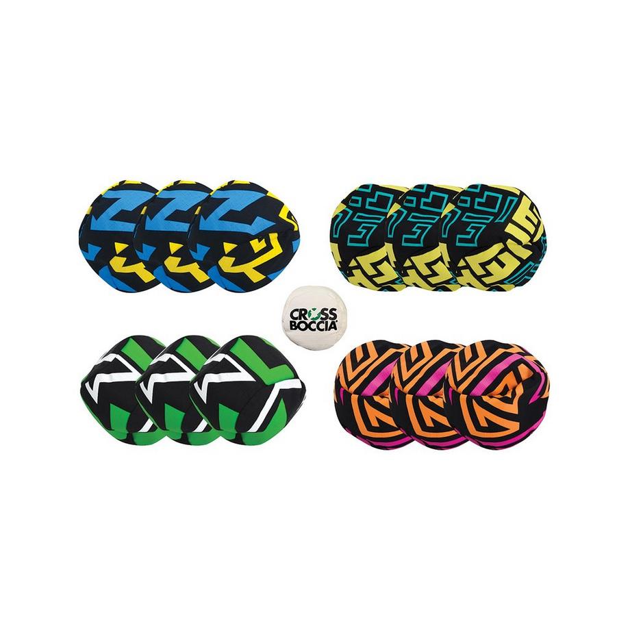 SCHILDKRÖT Familypack Pro 4x3 set per 4 giocatori "Labyrinth" Crossboccia Set 