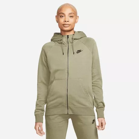 NIKE W NSW ESSNTL FLC FZ HOODIE Veste en molleton Olive
