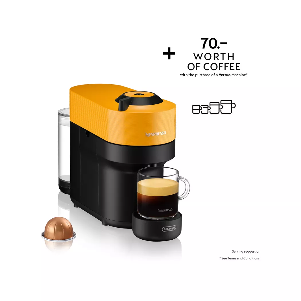 Delonghi – Nespressomaschine, Gelb