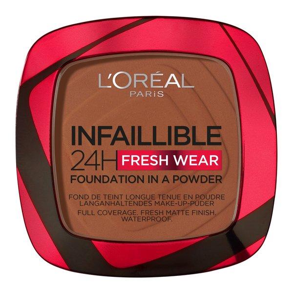 Image of Infaillible 24h Fresh Wear Make-up-puder Damen Ambre Profond 9g