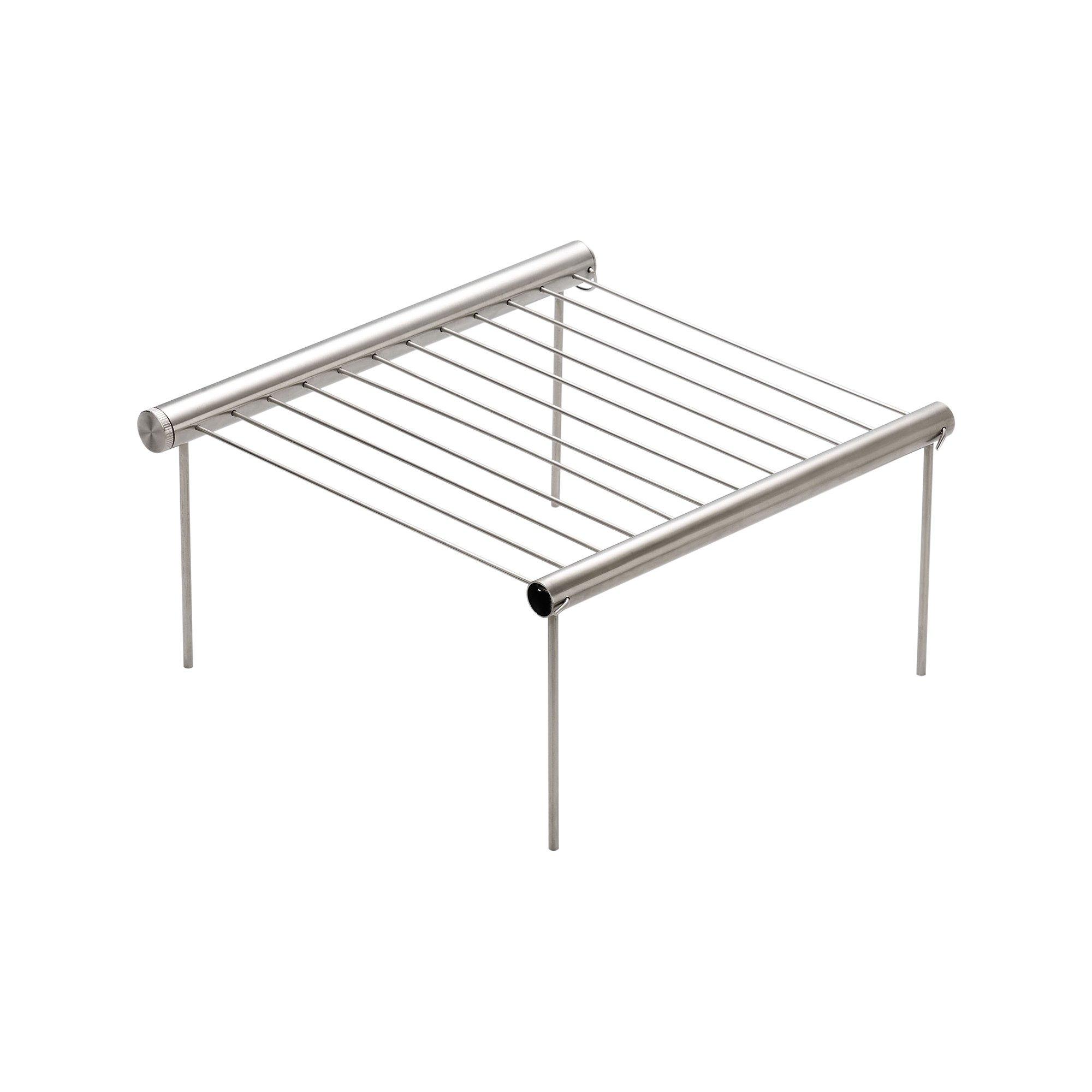 Image of Portabler Grillrost Unisex Chrom 34.3X25.4X28CM