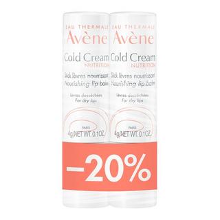 Avene Cold Cream Duo 20% Lipstick Cold Cream Nährender Lippenpflegestift Duo 