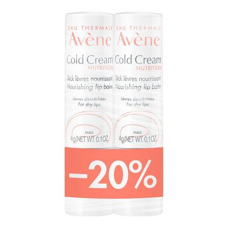 Avene Cold Cream Duo 20% Lipstick Cold Cream Nährender Lippenpflegestift Duo 