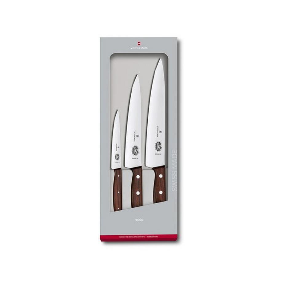 VICTORINOX Messer-Set Swiss Classic Wood 