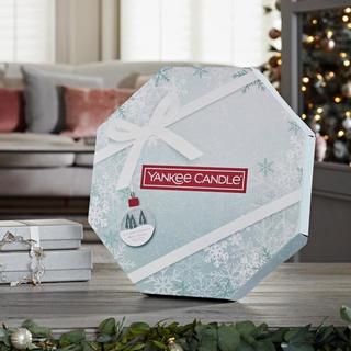 YANKEE CANDLE Calendario Avvento Set regalo di candele profumate Snow Globe Wonderland 