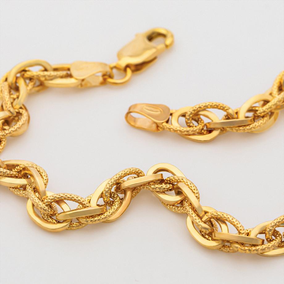 L' Atelier Gold 18 Karat by Manor BRACELET GG18K GEHAEMMERT Armband 