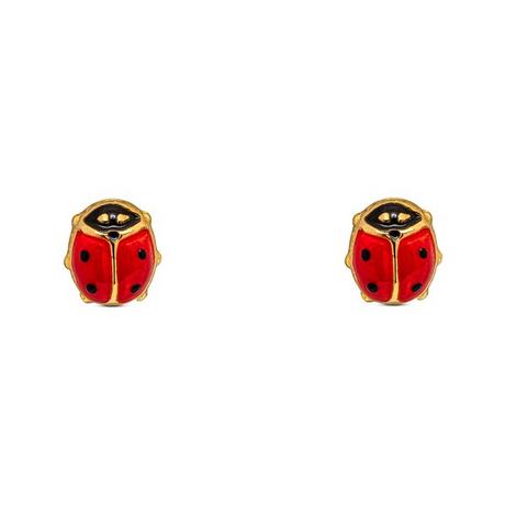 Caramel BOUCLES GG18K POLIERT Ohrringe 