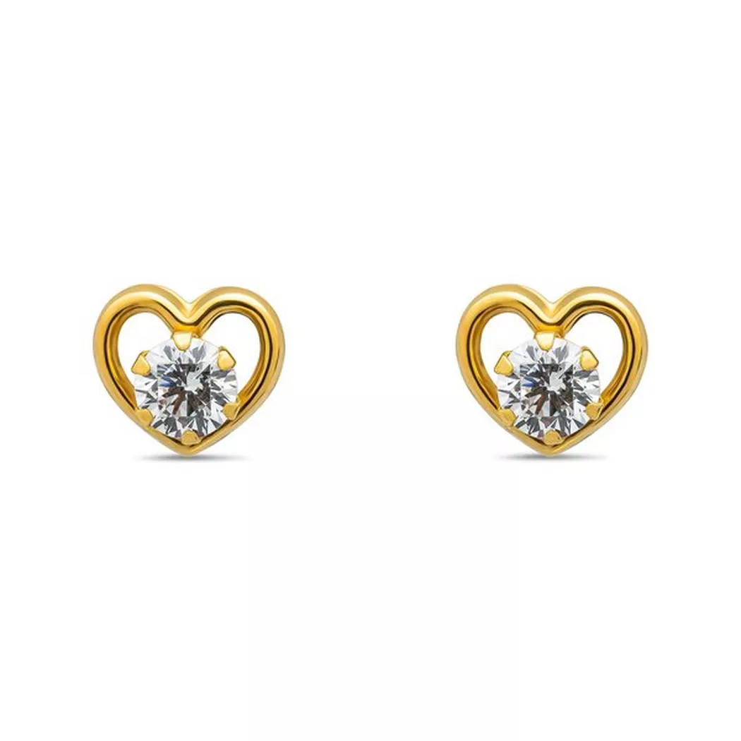 Caramel - Ohrringe, Boucles Gg18k Poliert, One Size, Gelbgold