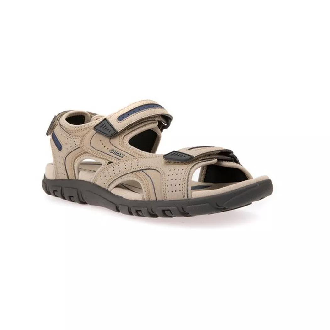 Geox Sandales Uomo Strada Sand / Navy EU 40 Homme