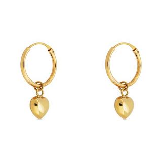 Caramel BOUCLES GG18K POLIERT Boucles d'oreilles 