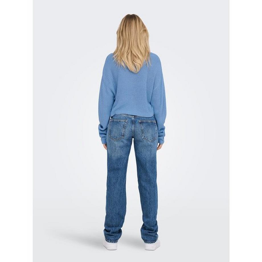 ONLY Gestreifter Cropped Strickpullover  