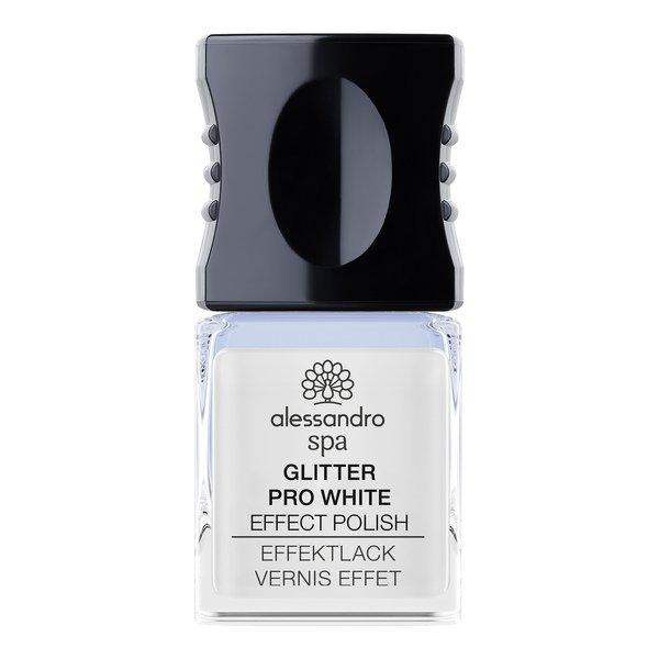 alessandro Seasons Greeting Pro White Glitter Nail Polish online