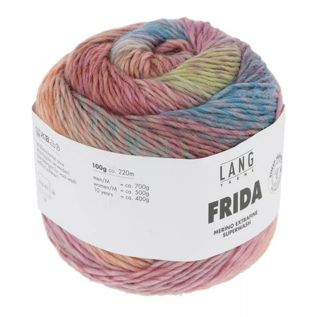Lang - Filato per maglieria, 100GCA120M, Multicolore