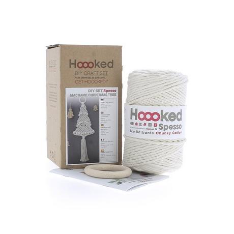 Hoooked Makramee-Set DIY Macramé Spesso Weihnachsbaum 