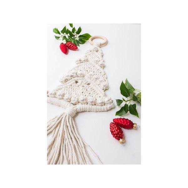 Hoooked Makramee-Set DIY Macramé Spesso Weihnachsbaum 