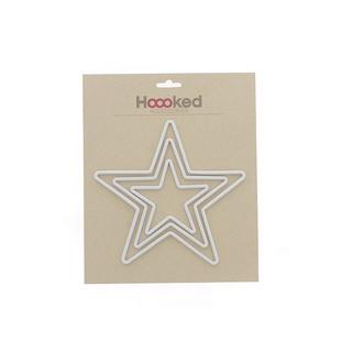 Hoooked Set de crochet DIY Sterne à 3 Grössen 