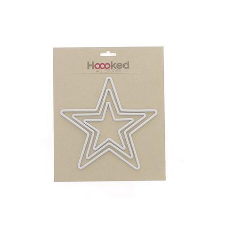 Hoooked Set de crochet DIY Sterne à 3 Grössen 