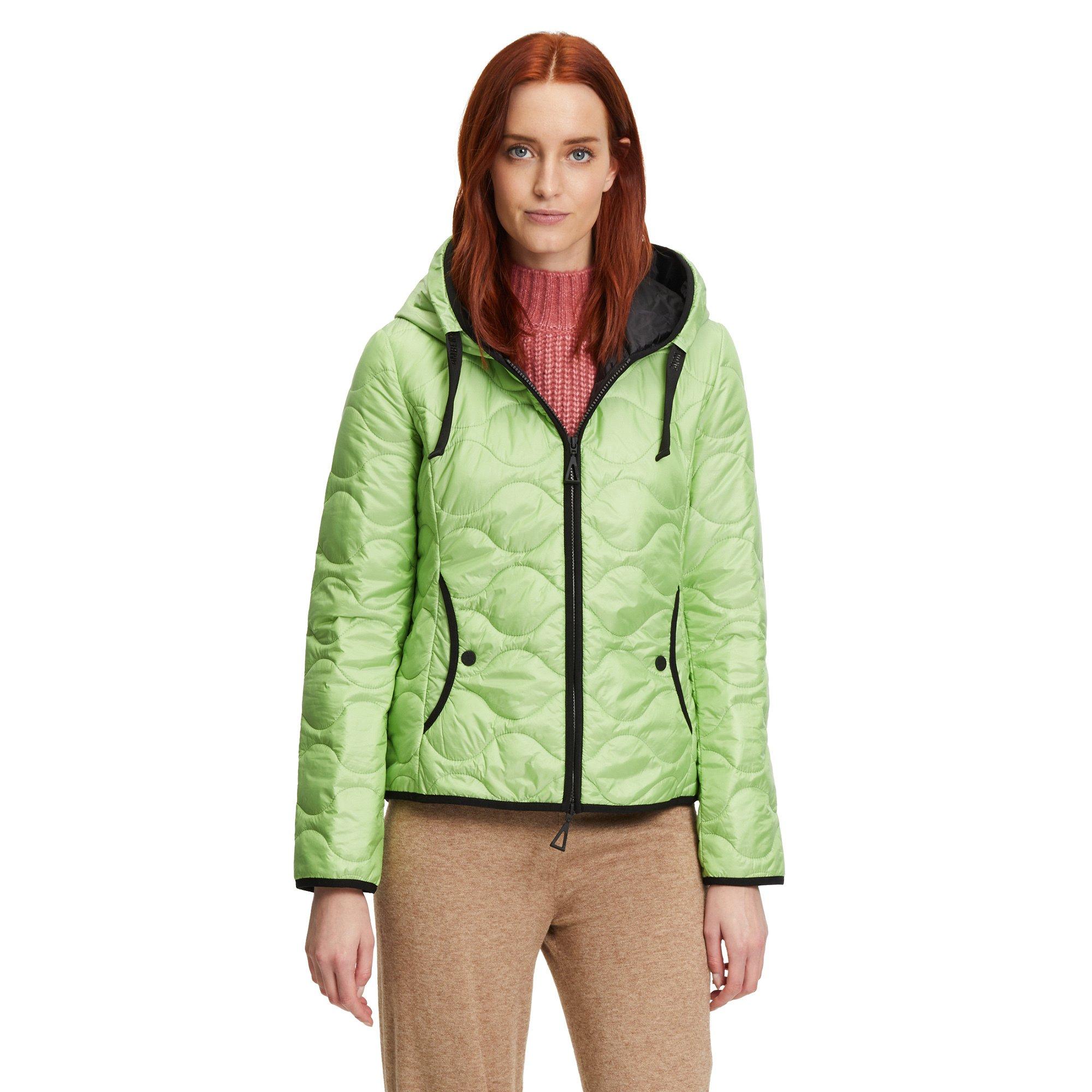 Image of Steppjacke Mit Kapuze Damen Grün 34