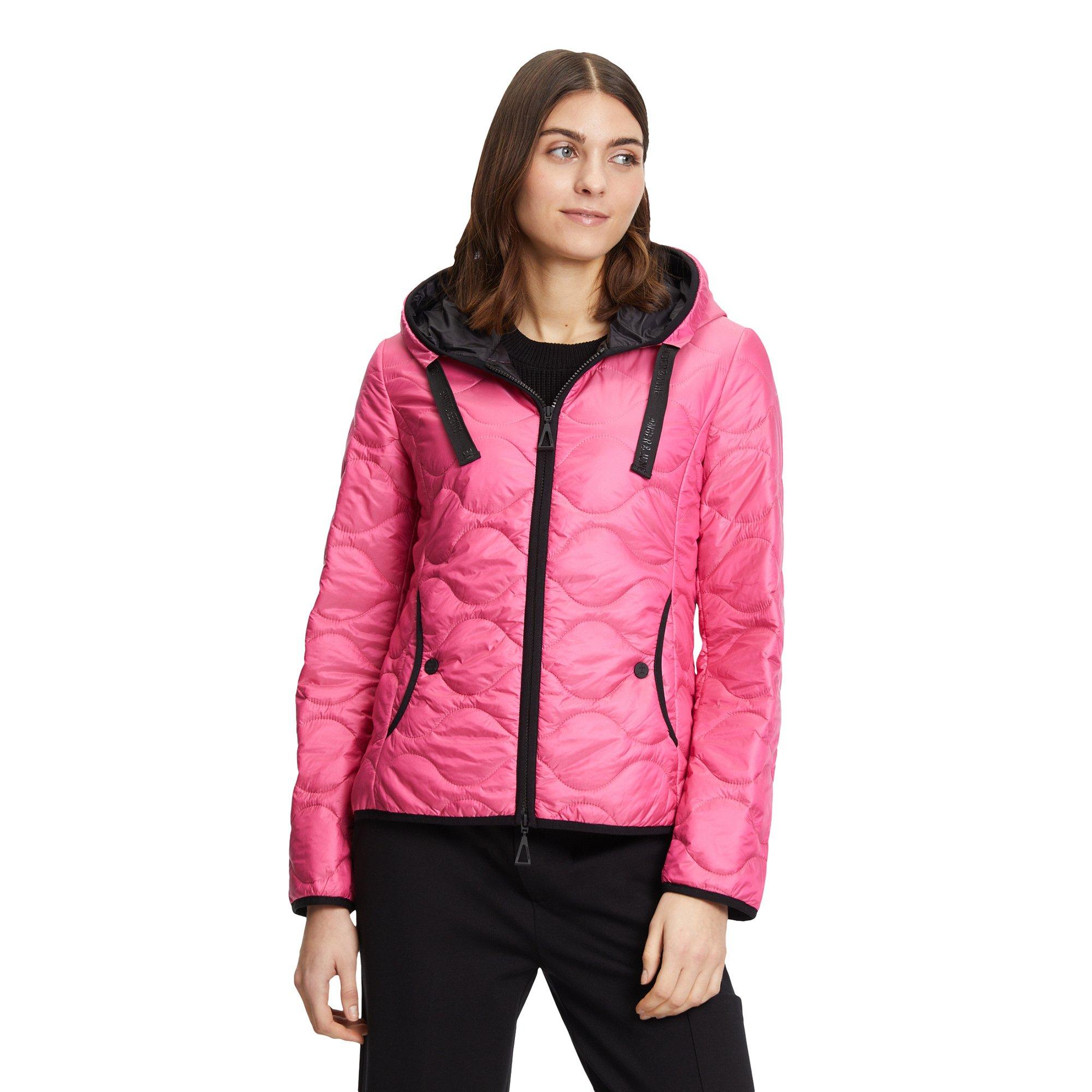 Image of Steppjacke Mit Kapuze Damen Pink 34