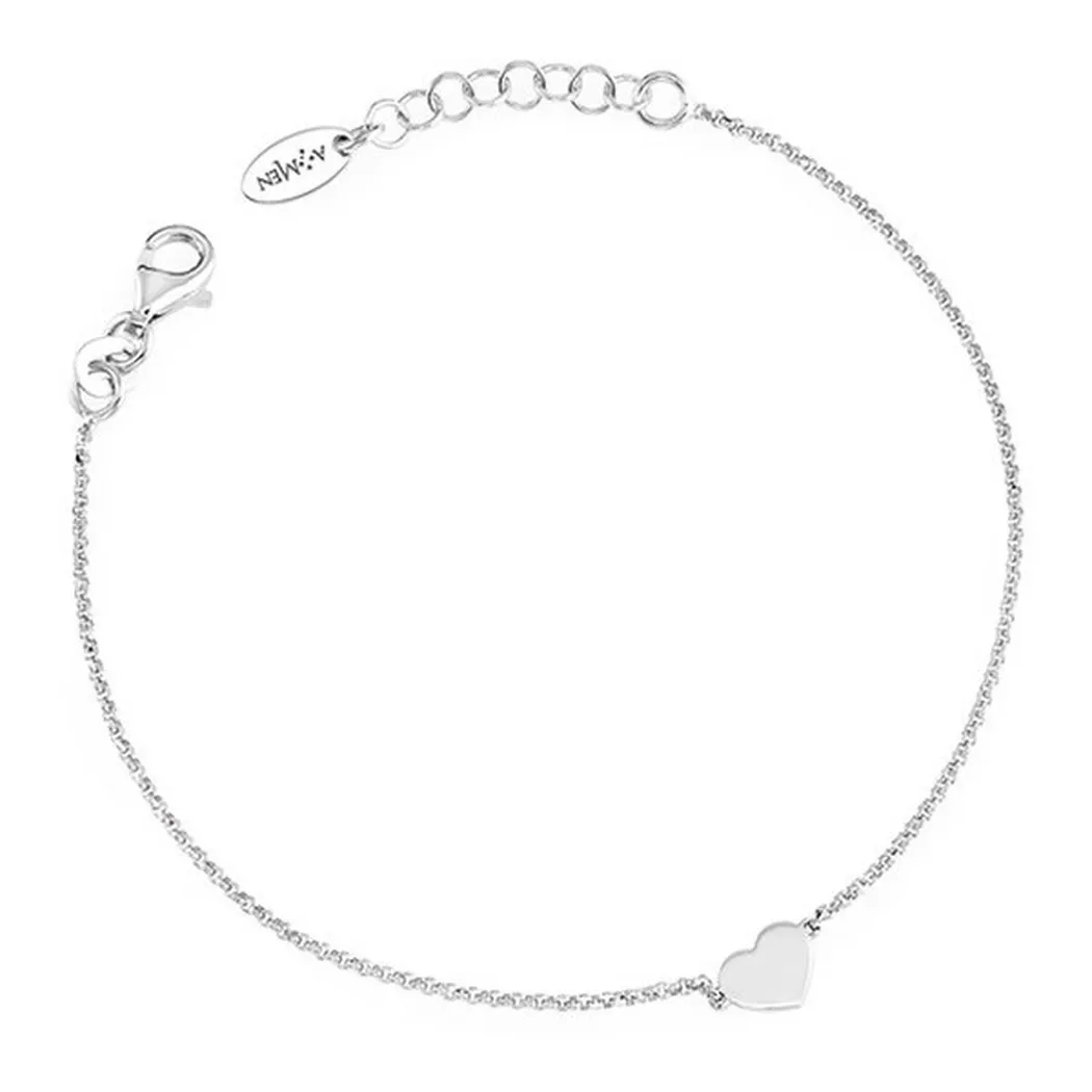 Amen - Armband, Cuddles, 17+2CM, Silber
