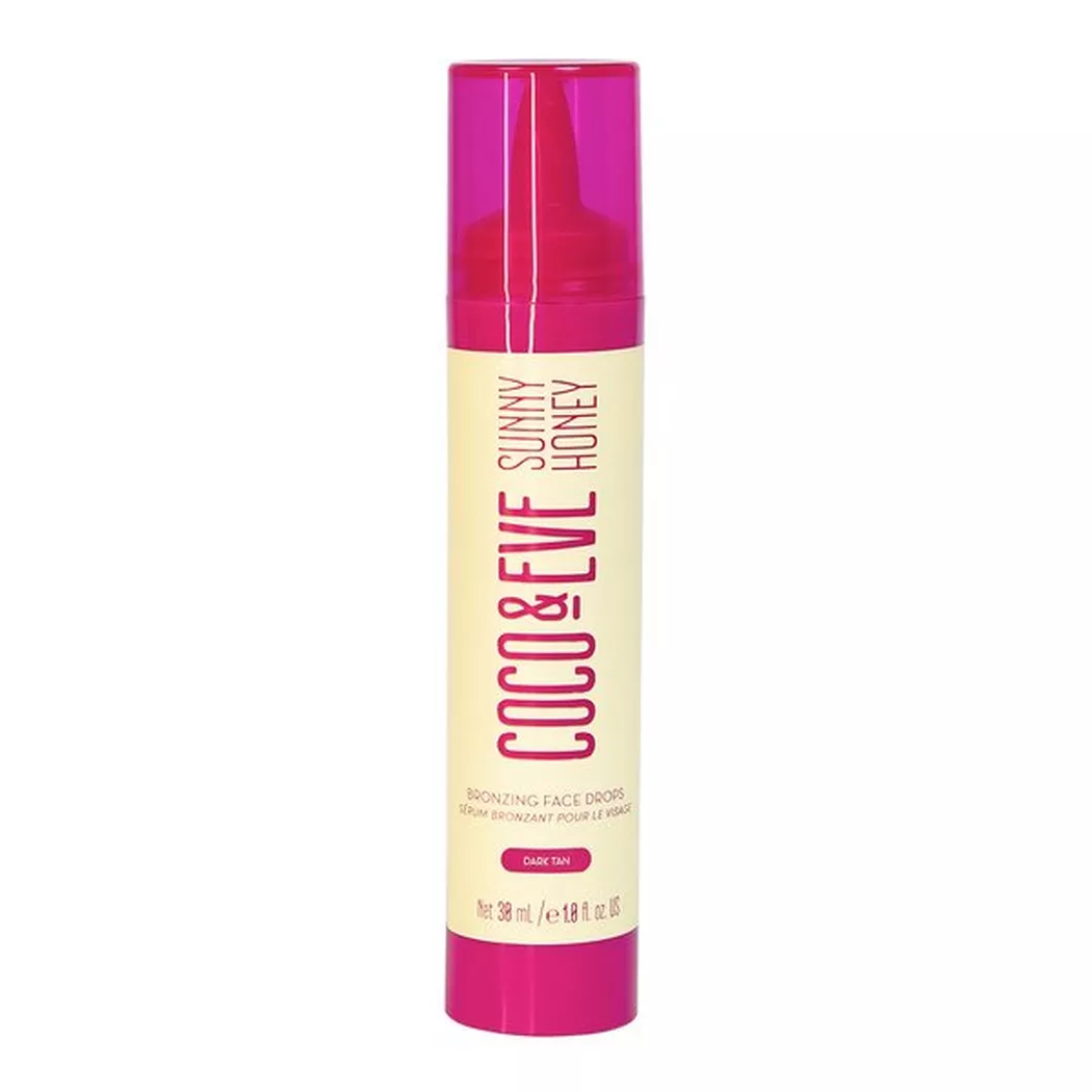 Coco & Eve Sunny Honey Bronzing Face Drops Dark Tan 30ml