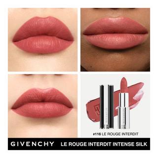 GIVENCHY LE ROUGE INTERDIT INTENSE SILK 3.4G N230 Le Rouge Interdit Intense Silk - Rouge à Lèvres Fini Soyeux 