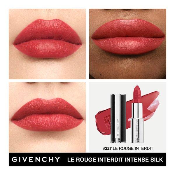 GIVENCHY LE ROUGE INTERDIT INTENSE SILK 3.4G N230 Le Rouge Interdit Intense Silk - Rouge à Lèvres Fini Soyeux 