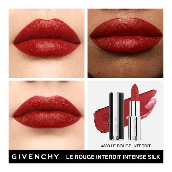 GIVENCHY LE ROUGE INTERDIT INTENSE SILK 3.4G N230 Le Rouge Interdit Intense Silk - Rouge à Lèvres Fini Soyeux 