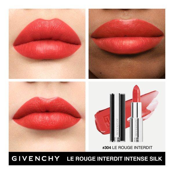 GIVENCHY LE ROUGE INTERDIT INTENSE SILK 3.4G N230 Le Rouge Interdit Intense Silk - Rouge à Lèvres Fini Soyeux 