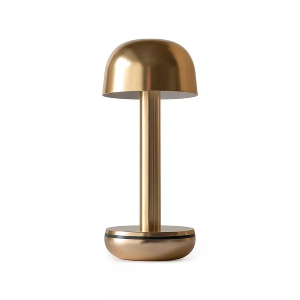 Humble Lights – Tischlampe Outdoor, H21.2CM,Ø8.8CM, Goldfarben