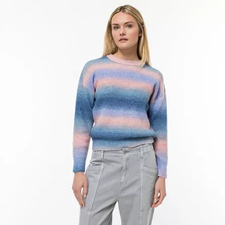 Manor Woman  Pullover, Rundhals, langarm Multicolor